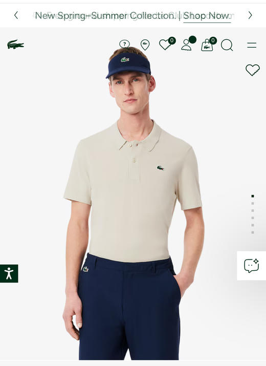 26新款 L.A.C  轻质 排汗吸湿透气速干翻领POLO衫 TX640 商品图1