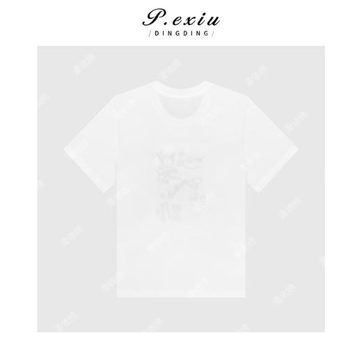 04-3潘依绣丁丁宠粉韩系减龄感多彩刺绣短袖T恤 SH9102 商品图2
