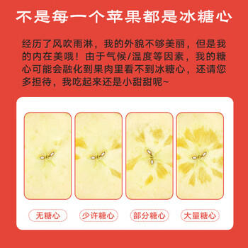 京鲜生 新疆阿克苏苹果 净重9斤 果径80-85mm 生鲜水果 商品图6