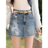 鹿向南【0417/20:00新品前1小时7折限量100件】牛仔蓝色半身裙女 商品缩略图2