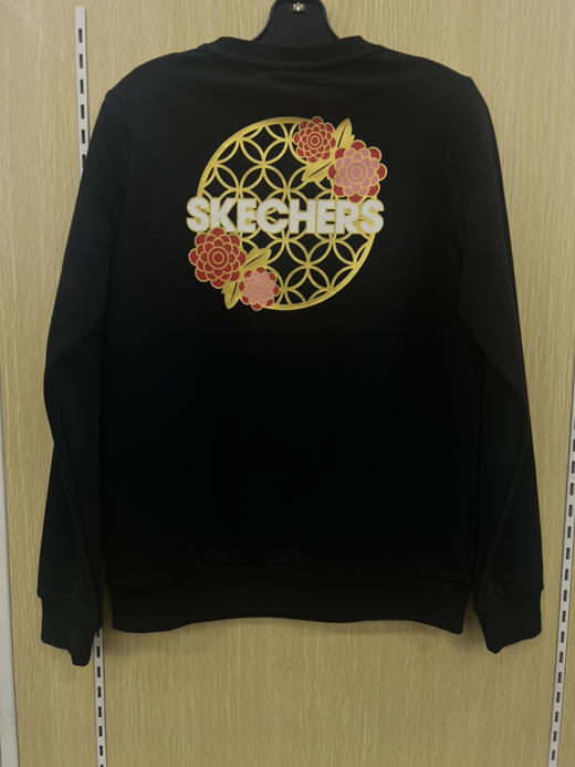 XY｜Skechers斯凯奇中国风印花上衣女休闲运动卫衣潮百搭时尚L122W072 商品图1