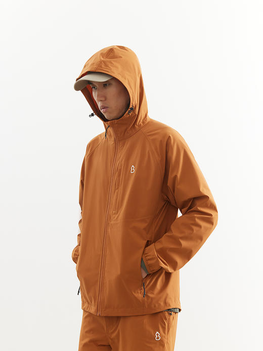 吃茶去chichaqu26春夏户外无氟防水轻量软壳连帽夹克运动徒步骑行 商品图0