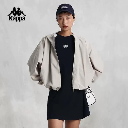 MJ｜kappa卡帕背靠背新款春秋运动外套女长袖防风衣休闲夹克K0E42FJ40 商品图1
