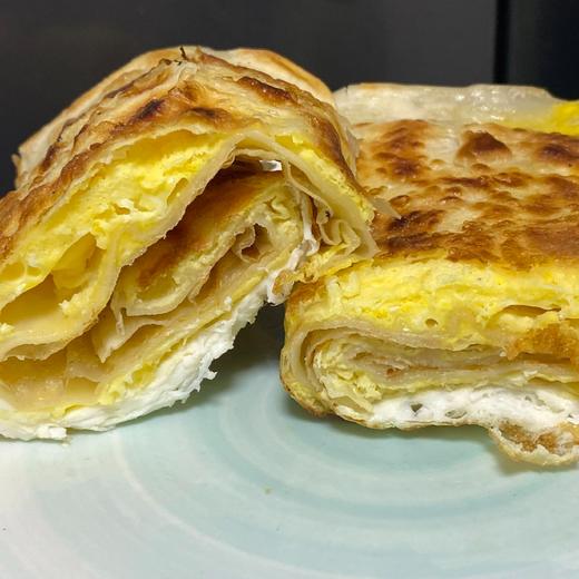【黄油鸡蛋灌饼皮】省心+好吃+健康，5分钟就能搞定全家早餐 商品图1