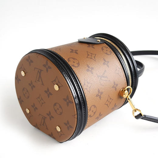 【95新】LV路易威登M43986老花CANNES发财桶包手提单肩包女士130426AK18 商品图7