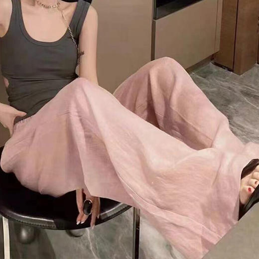 米莎桐天丝亚麻阔腿裤 | 凉快、不闷汗、不粘腿、遮肉、显腿长【3-5天发货】 商品图5