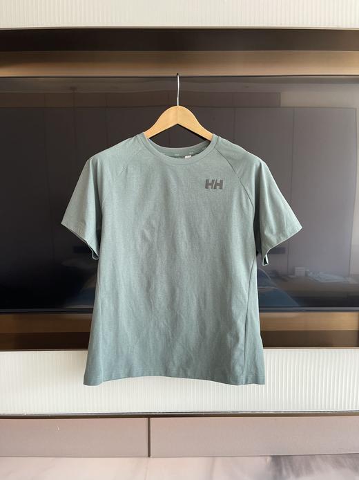 点此购买 海丽汉森夏季男女情侣款轻量速干拼接短袖T恤 mp 344976 商品图5