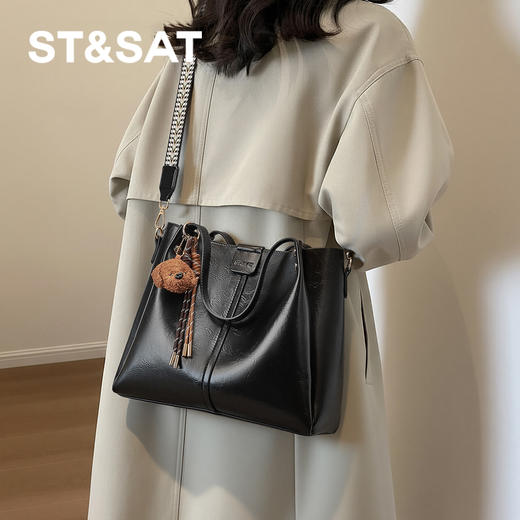 星期六质感简约时尚手提包SSD521A0VM 商品图2