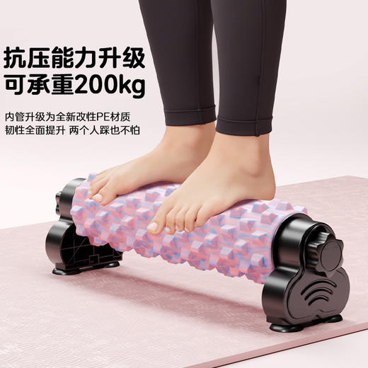 【吸盘式壁挂不占地、两档高度自由调节】瑜伽柱支架款泡沫轴滚背神器狼牙棒滚腿滚轴肌肉放松瘦腿瑜伽器材.TA 商品图2