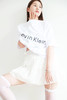背后大刺绣+胸口小标，正肩宽松tee。基础全棉情侣字母t恤E041460 商品缩略图0