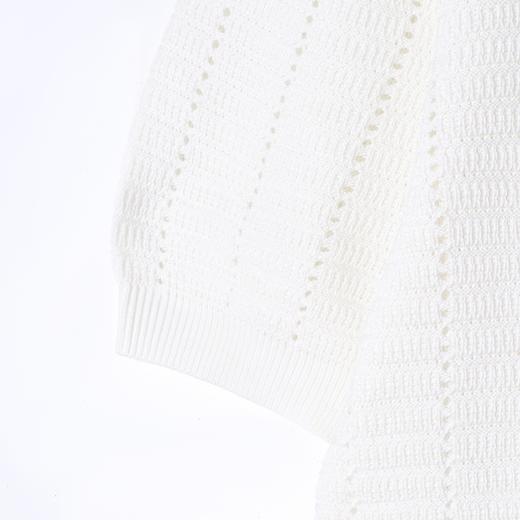 SDSA男装2026新款高贵轻奢老钱风肌理提花针织圆领短袖T恤百搭 商品图2