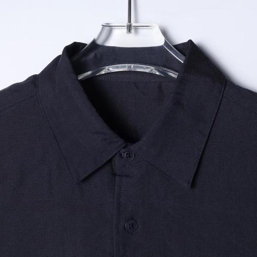 SDSA男装2026新款高贵轻奢简约时尚口袋拼纯色衬衫百搭痞帅上衣 商品图2