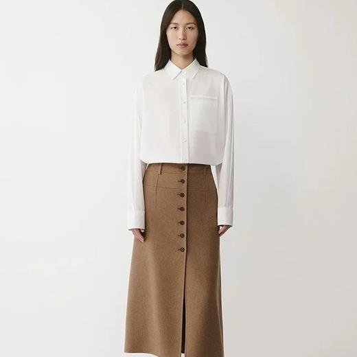 重磅纯元  ic140支府绸棉白衬衫   Giza94棉中白金  高密府绸秀款宽松廓形衬衫 商品图4