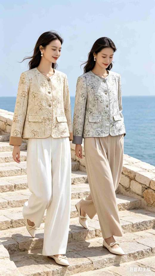 64W836时尚气质款国风外套 商品图4