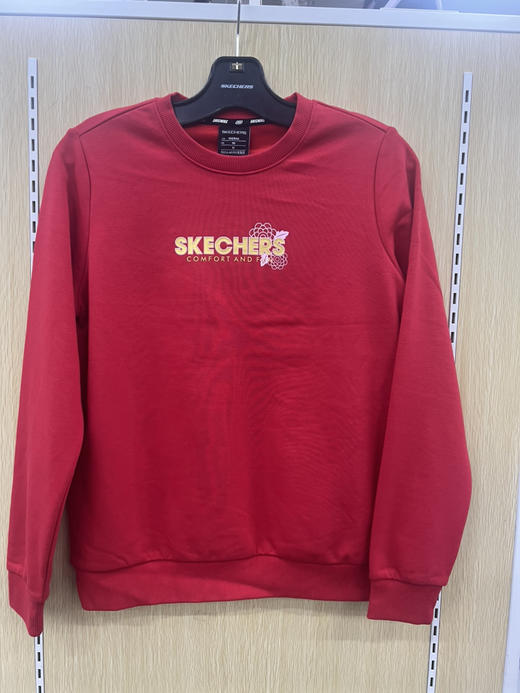 XY｜Skechers斯凯奇中国风印花上衣女休闲运动卫衣潮百搭时尚l122w072 商品图0