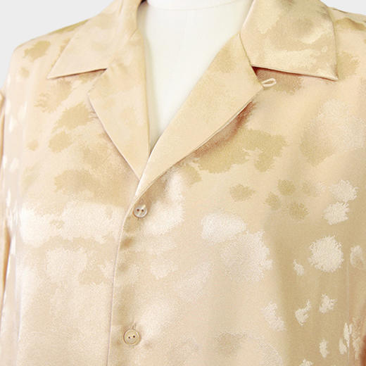 凯喜雅 墨染蝴蝶缎真丝衬衫 100%桑蚕丝 商品图4