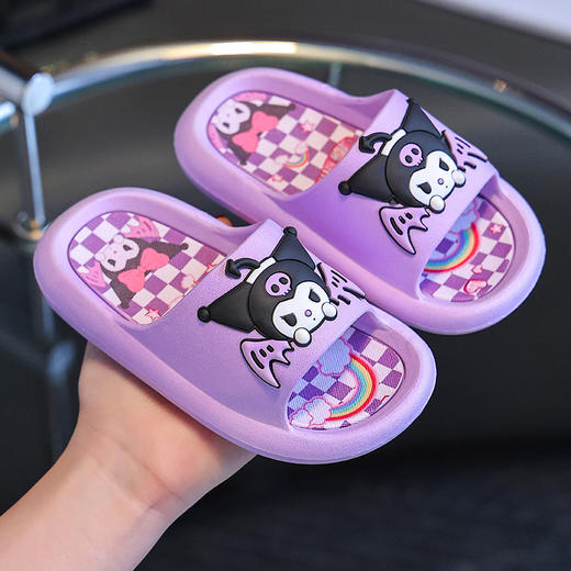 【防滑大底！踩屎感厚底】儿童拖鞋女童公主夏季可爱室内踩屎感卡通洗澡防滑宝宝亲子凉拖鞋。xb 商品图2