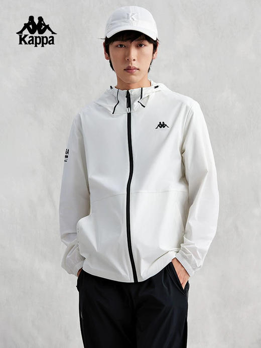 MJ|kappa卡帕背靠背春秋男士运动外套男薄款2026新款休闲男款防晒衣 商品图1