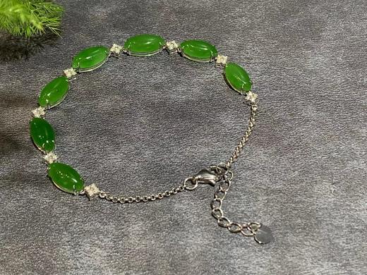 【御珠宫坊】金镶碧玉手链 商品图3