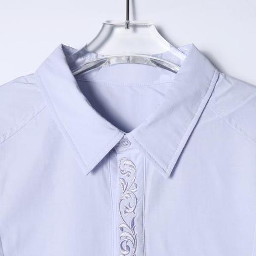 SDSA男装2026新款轻奢重工刺绣宽松短袖衬衫新中式通勤高级感上衣 商品图1