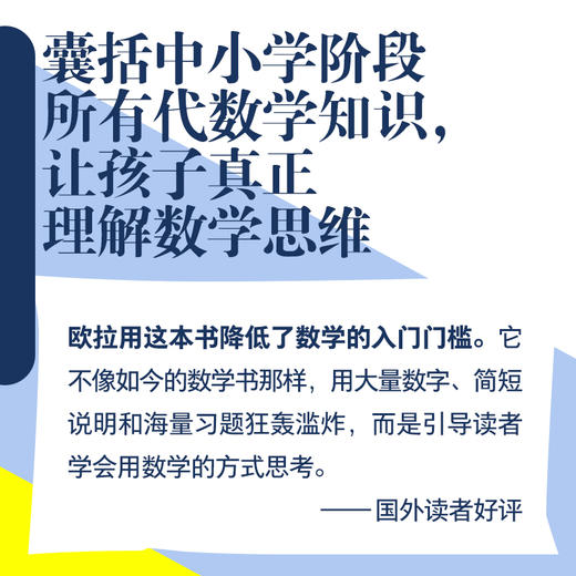 欧拉代数原本：上卷 定量分析 普通人的数学入门教材 从算术到代数 一次真正的思维跃迁 商品图2