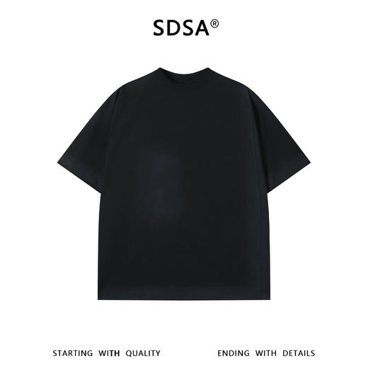 SDSA男装2026新款高贵轻奢潮牌后背人物印花圆领短袖T恤百搭时尚 商品图0