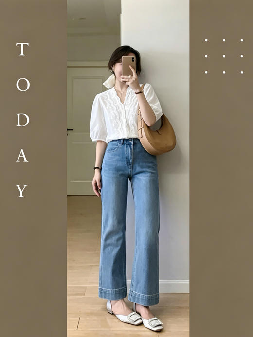 【百图lulu定制】【铃兰衬衫】法式温柔风  灯笼袖衬衫 商品图1