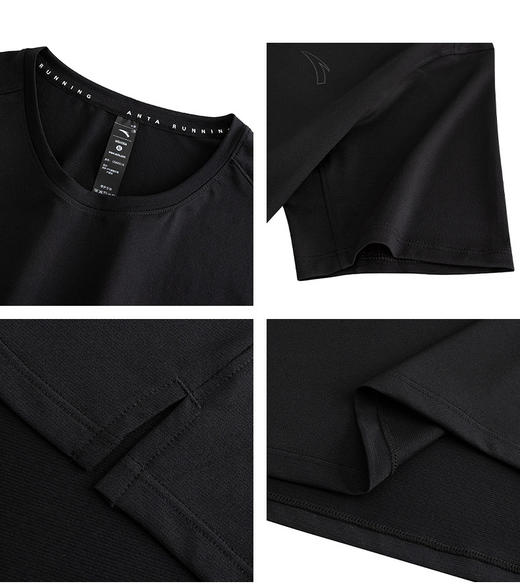 安踏速干C10 | 轻量速干T恤男子夏季透气跑步T恤152625110 商品图5