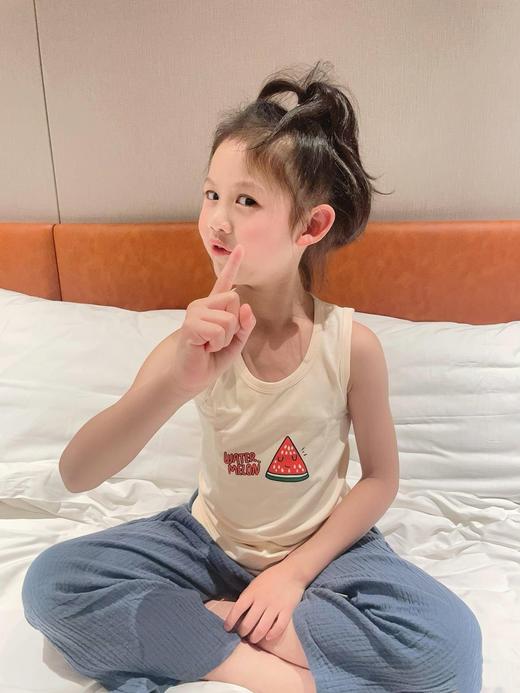 二店y 【随机三件】 母婴A类~精梳棉莱卡儿童背心 商品图7