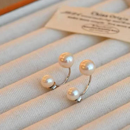 【高定淡水珠预售10-15天】大美溯源淡水珍珠爱迪生专场【珍珠耳饰.耳钉耳环】 商品图1