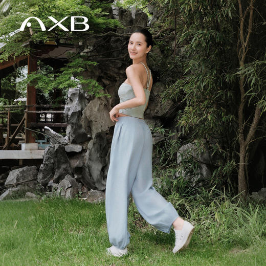 爱暇步瑜伽服国风禅意瑜伽裤2026春夏新款内观流宽松灯笼裤外穿女 商品图4