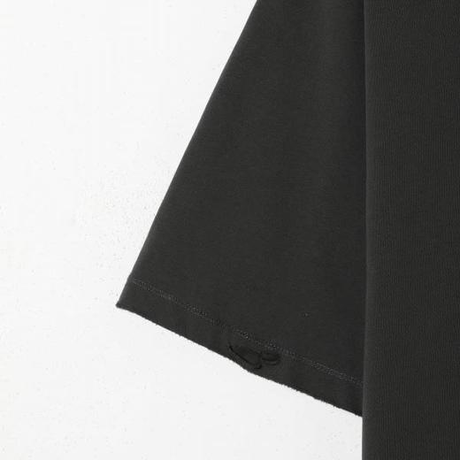 SDSA男装2026新款轻奢潮牌宽松撞色下摆拼接破洞圆领短袖T恤百搭 商品图2