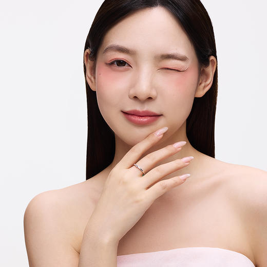 卡蒂罗KADER 缘启情侣对戒 经典钱纹造型闪锆点缀钱币镌刻告白字符原创设计可调节戒 前世今生双向奔赴圆满璀璨 商品图6
