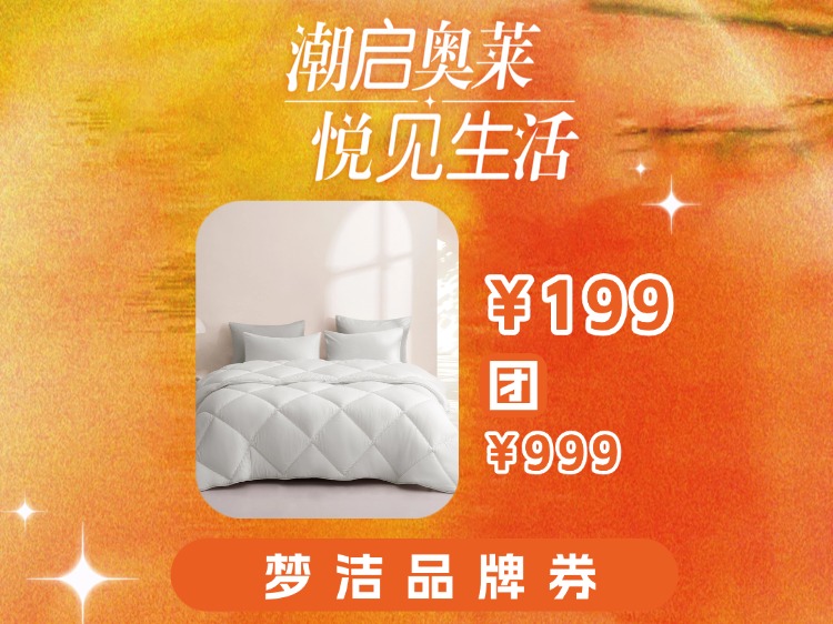 【奥莱专区】梦洁MENDALE植萃抗菌纤维四季被：中国芯