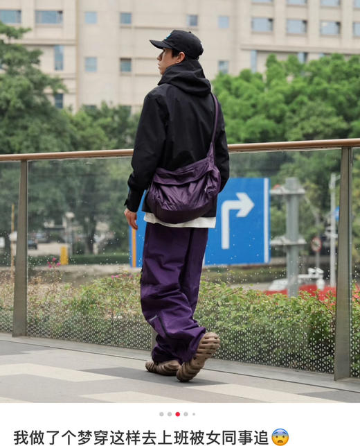 纯正订单VISIO*N 街头运动包尼龙折叠收纳斜挎包 商品图4