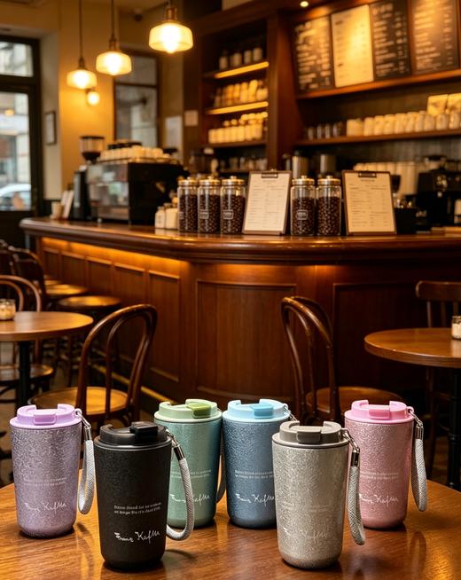 【预售早鸟价】卡夫卡 · 我要握紧你的手  覆钛定制咖啡杯【5月中旬发货】 商品图1