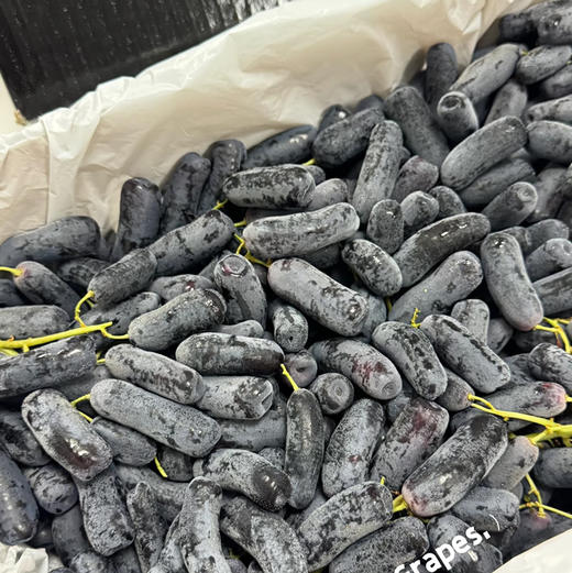 石家庄优选仓库速达，澳洲黑手指 黑提GRZ，果肉颗颗饱满，皮薄脆甜，高甜无籽，2斤散装称重 商品图7