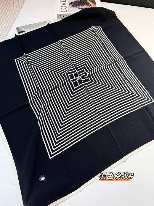 Toteme真丝条纹围巾 商品图3