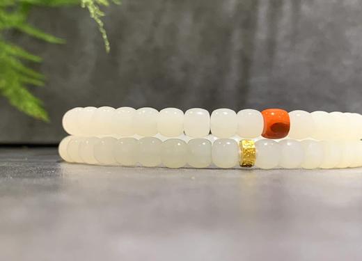 【御珠宫坊】羊脂白玉珠串 商品图2