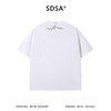 SDSA男装2026新款高贵轻奢ins字母耳机印花短袖T恤百搭宽松上衣 商品缩略图4