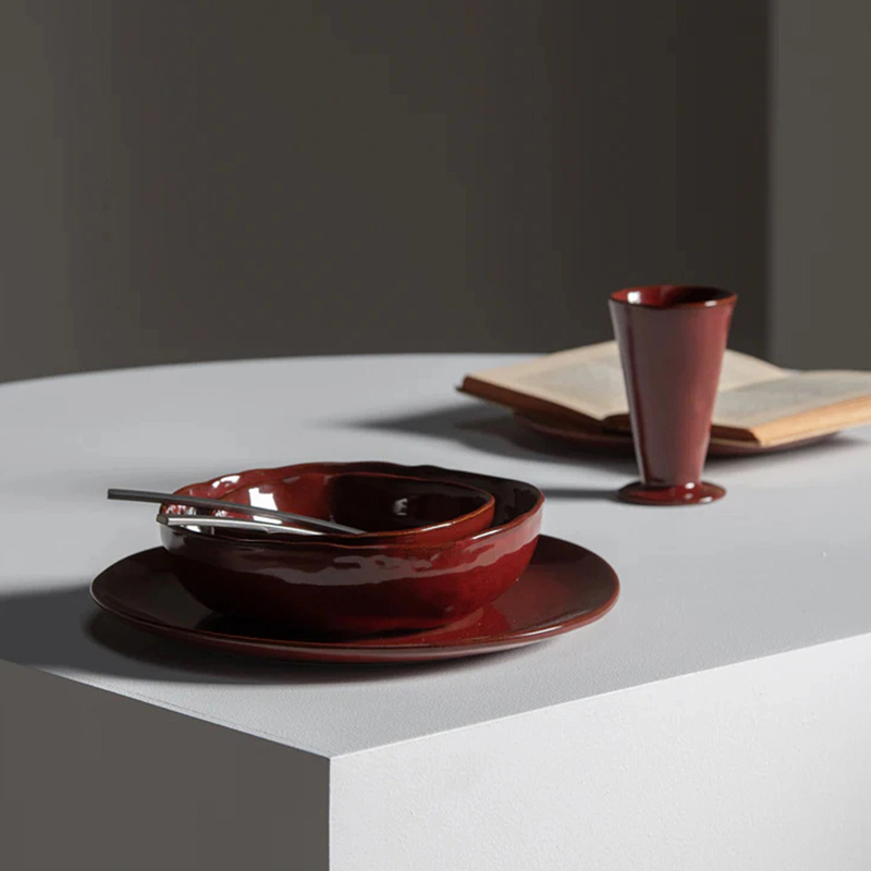 【单件】serax La Mère Tableware威尼斯红系列合集餐具盘碟碗杯果盘杯