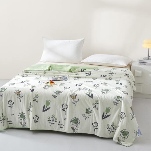 ☺️今年的夏被清仓啦！！【针织棉凉感丝印花双感夏被】🌸双感结合再也不怕温度忽上忽下，随心切换双面模式，一手掌握春夏好睡眠！  商品图4