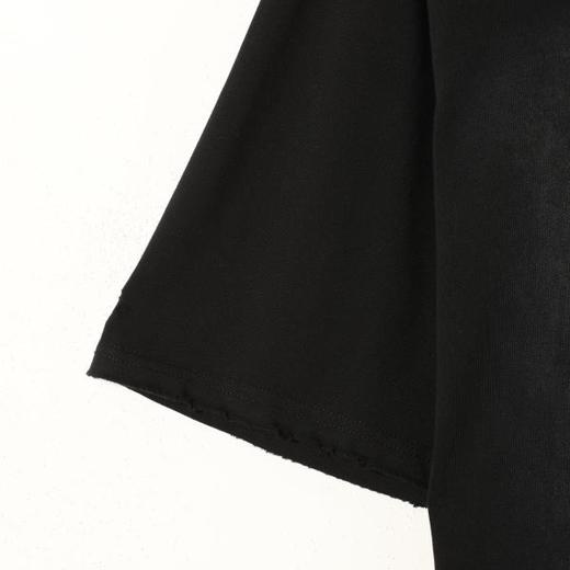 SDSA男装2026新款高贵轻奢复古做旧数字印花圆领短袖T恤百搭宽松 商品图2