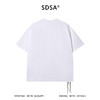 SDSA男装2026新款高贵轻奢潮牌领口勾破明线挂件圆领短袖T恤百搭 商品缩略图4