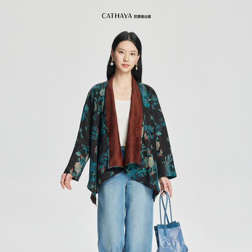凯喜雅 国风外套 精致花纹 商品图1