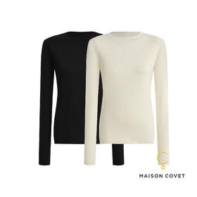 MAISON COVET MC-T 匹马棉长袖T恤