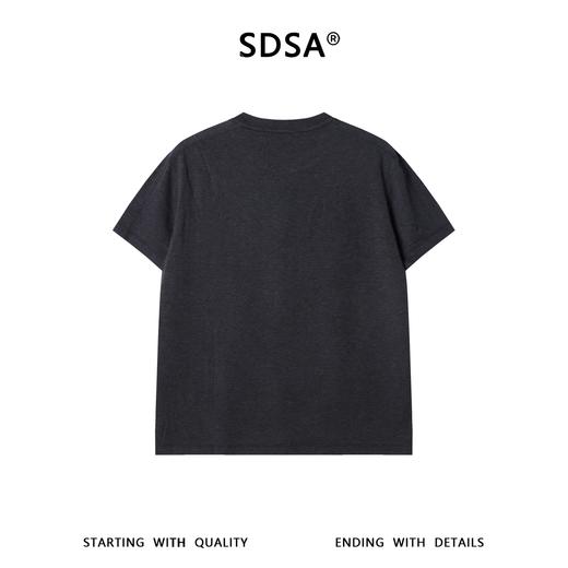 SDSA男装2026新款高贵轻奢美式简约金属装饰圆领短袖T恤百搭舒适 商品图4