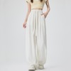 天丝亚麻弯刀阔腿裤， 隐藏小肚腩、大粗腿，穿得双腿又长又直 商品缩略图6