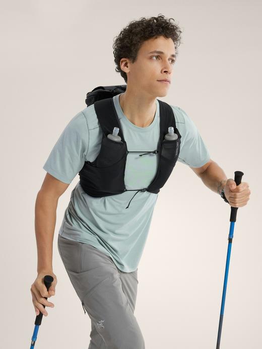 点此购买 始祖鸟夏季男士清爽娄空CORMAC CREW阳离子速干短袖T恤 ggd 345083 商品图6