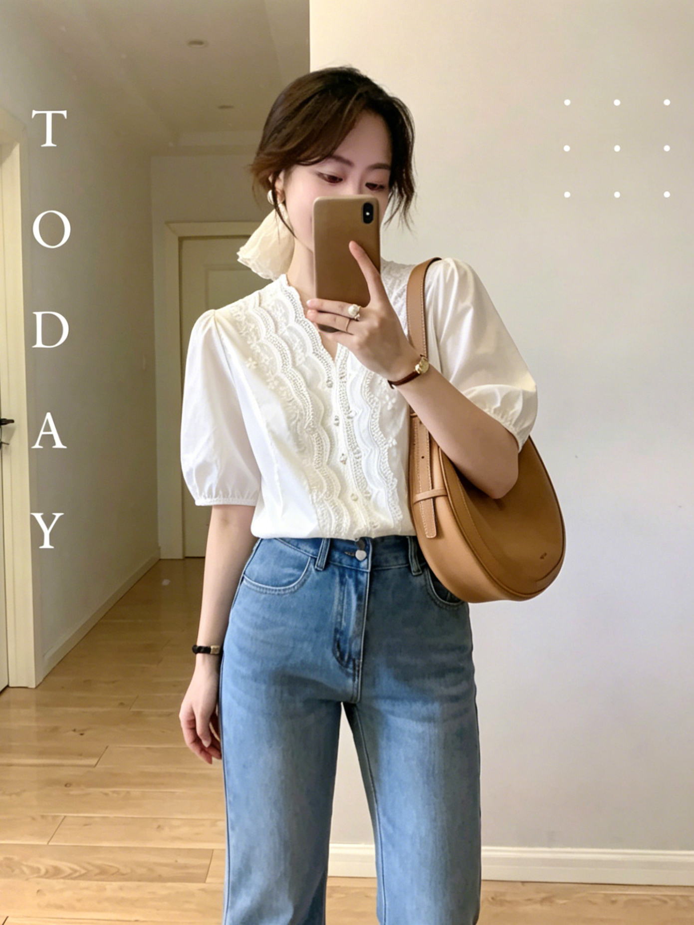 【百图lulu定制】【铃兰衬衫】法式温柔风  灯笼袖衬衫